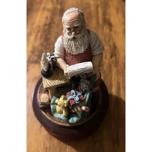 Santa Checking List Music Box Works CJ-210 Vintage Seymour Man